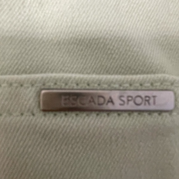 Escada Sport Button Down Shirt & Jeans Sz 38 US 8 - Picture 11 of 14